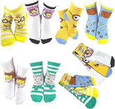 6 Pair PBS Kids Arthur & Friends Crew Socks